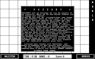 Puzzory II atari screenshot
